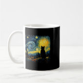 Mug Chat Starry Nuit Van Gogh Chat pour Amoureux des c (Gauche)