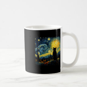 Mug Chat Starry Nuit Van Gogh Chat pour Amoureux des c