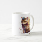 Mug Chat Steampunk (Devant droit)