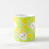 Mug Chat succulent de Kitty de limonade ensoleillé, (Centre)