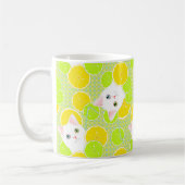Mug Chat succulent de Kitty de limonade ensoleillé, (Gauche)