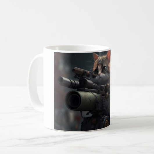 Mug Chat Superhero (Devant gauche)