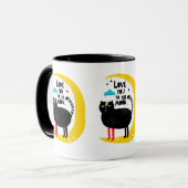 Mug Chat sur la lune (Devant gauche)