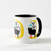 Mug Chat sur la lune (Devant droit)