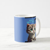 MUG CHAT SUR LE DEVIS DE FENÊTRE (Devant droit)
