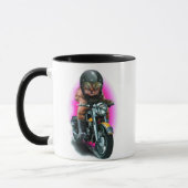Mug chat sur moto (Gauche)