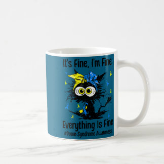 Mug Chat t21 de sensibilisation au syndrome de Down mo