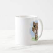 Mug Chat Tabby Drôle Dessin Animé (Devant droit)