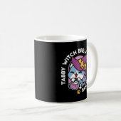 Mug Chat Tabby Halloween – Chapeau de Sorcière & Art d (Devant droit)
