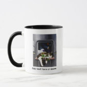 Mug Chat tabby vaisseau spatial Peluche extraterrestre (Gauche)