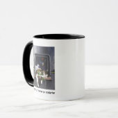 Mug Chat tabby vaisseau spatial Peluche extraterrestre (Devant gauche)