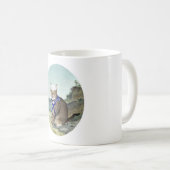 Mug Chat tigré à la plage (Devant droit)