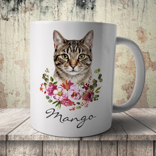 Mug Chat tigré aquarelle