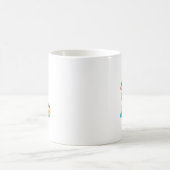 Mug chat tigré de Noël et joli petit ange (Centre)