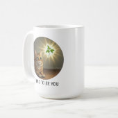 Mug Chat tigré drôle herbe à chat Il devait être vous (Devant gauche)