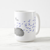 Mug Chat tigré endormi (Devant droit)