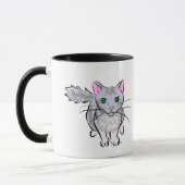 Mug Chat tigré gris (Gauche)