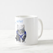 Mug Chat tigré marin (Devant droit)
