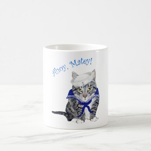Mug Chat tigré marin (Centre)