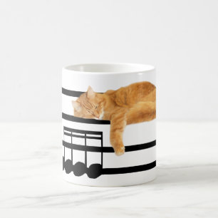 Mug Chat tigré musical de minou