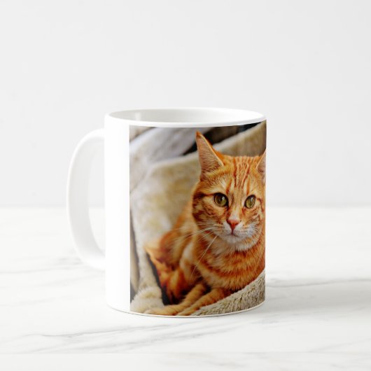 Mug Chat tigré orange (Devant gauche)