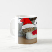 Mug Chat tigré orange de Noël (Devant gauche)