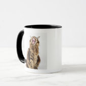 Mug Chat tigré principal classique Brown de ragondin (Devant gauche)