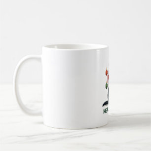 Mug Chat Tuxedo de Noël avec décorations de fêtes Merr