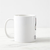 Mug Chat Tuxedo Fancy Pants Porte un Toast (Gauche)