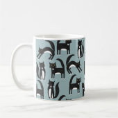 Mug Chat Tuxedo noir et blanc (Gauche)