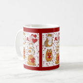 Mug Chat valentin orange gingembre (Devant gauche)