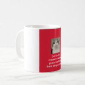 Mug Chat valentine mule (Devant gauche)