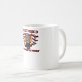 Mug Chat Vampire en colère Craves Sweet Halloween sang (Devant droit)