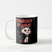 Mug Chat Vampire Vampurr Costume Drôle d'Halloween (Gauche)