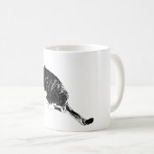 Mug Chat Vecteur Gras Apporte de la Concentration à Ch (Devant droit)