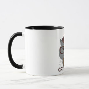 Mug Chat Vibes – Chat Gris Cool