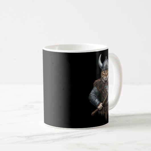 Mug Chat viking (Devant droit)