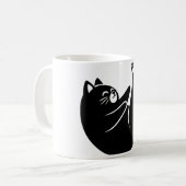 Mug Chat Yoga #12 Art numérique (Devant gauche)