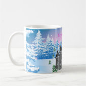 Mug château à queue de fée Hiver (Gauche)