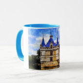 Mug Château Azay le Rideau, vallée de la Loire, France (Devant gauche)