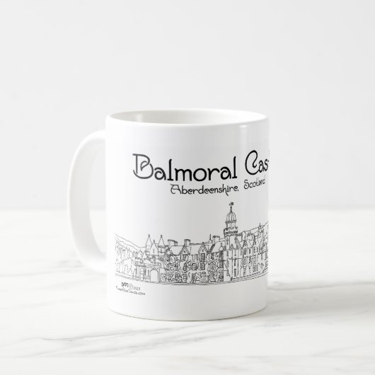 Mug Château Balmoral Ecosse (Devant gauche)
