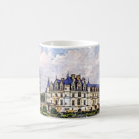 Mug Château Chenonceau. France. (Centre)