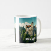 Mug Château de Bran Roumanie (Devant droit)