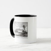 Mug Château de Carisbrook, dans l'île du Wight (Devant gauche)