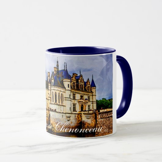 Mug Château de Chenonceau. France. (Devant droit)