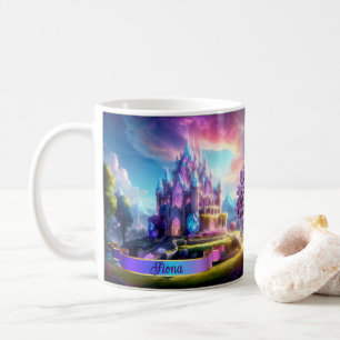 Mug Château de cristal de conte de fées enchanté perso