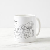 Mug Château de Drum, Aberdeenshire, Écosse (Devant droit)