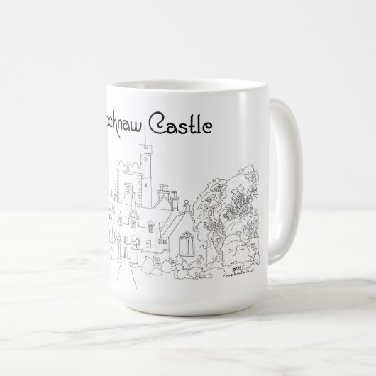 Mug Château de Lochnaw Ecosse (Devant droit)