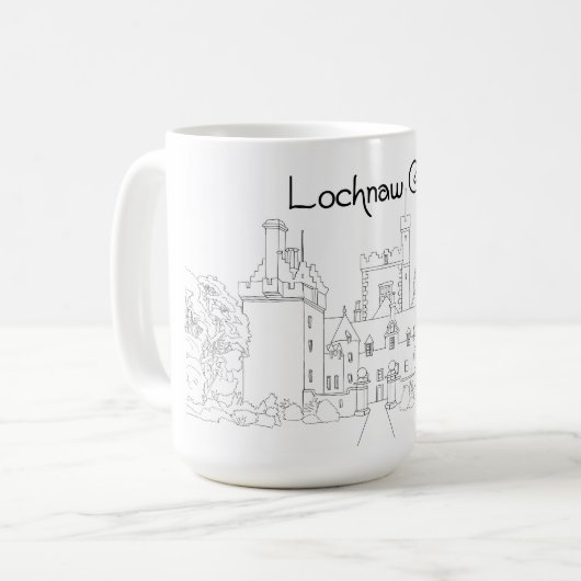 Mug Château de Lochnaw Ecosse (Devant gauche)