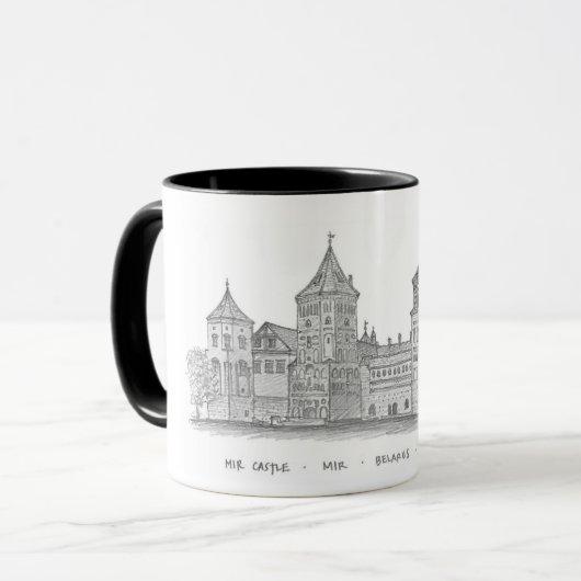 Mug Château de Mir, Biélorussie (Devant gauche)